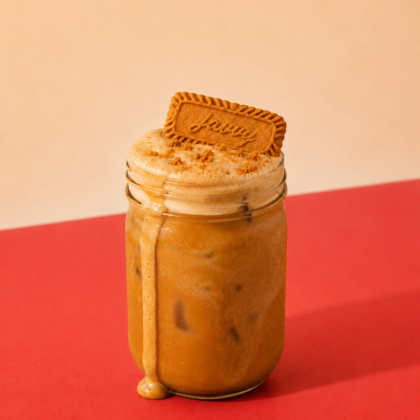 Javvy Cookie Butter flavored protein coffee with premium whey protein