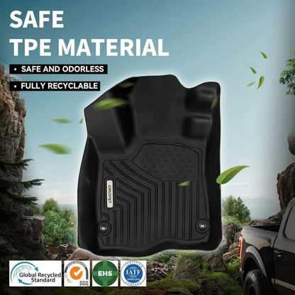 OEDRO TPE Floor Mats for Ford F‑250/F‑350/F‑450 Super Duty Crew Cab