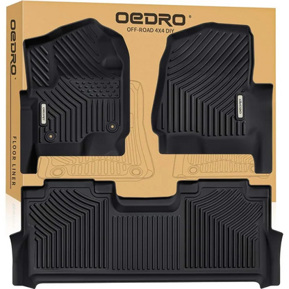 OEDRO TPE Floor Mats for Ford F‑250/F‑350/F‑450 Super Duty Crew Cab