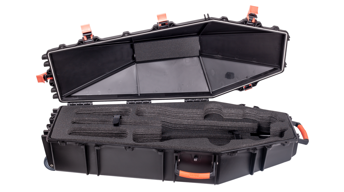 Ravin hard case reinforced polymer crossbow storage case with pre-cut foam insert compatible with R500 R10X R9 series