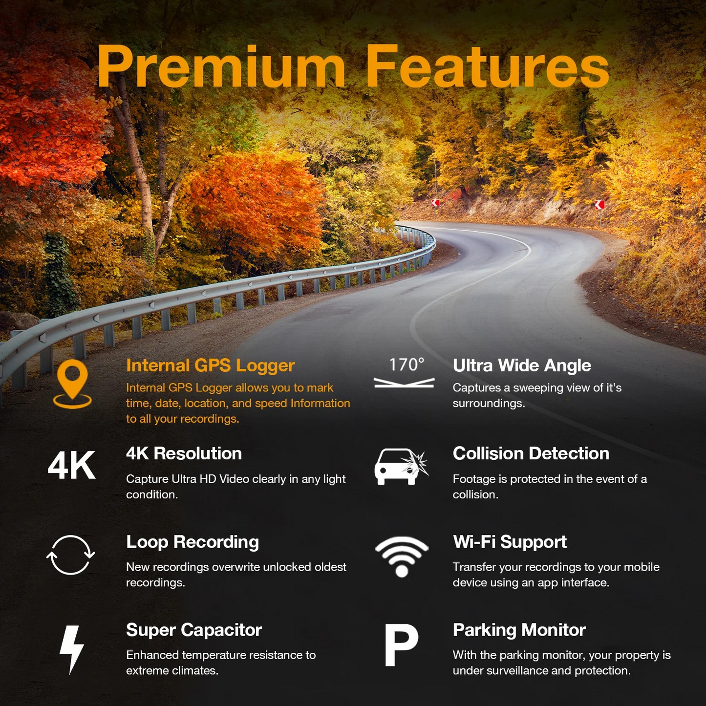 Rexing V1 4K Ultra HD dash cam with GPS logger, Wi-Fi connectivity, and CPL filter mounted in a vehicle — Veterans Value Hub