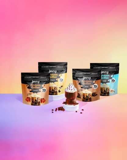 Javvy Hazelnut Protein Coffee | Premium Whey Protein Coffee Drink